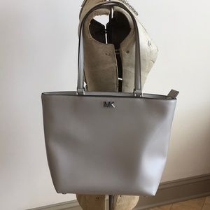 Michael Kors Grey Leather Tote